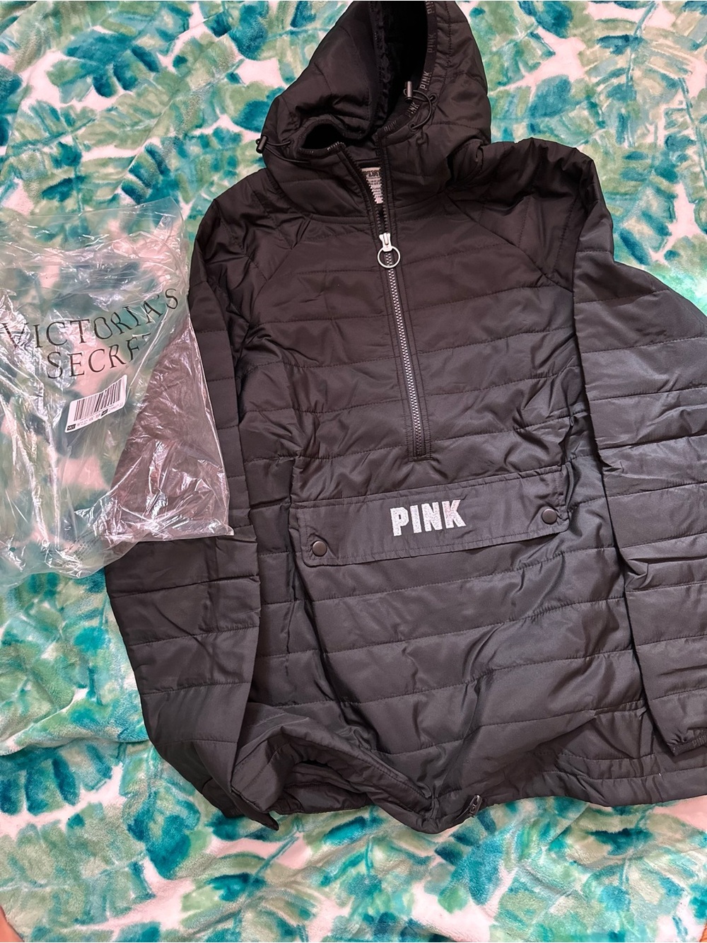 Victoria’s Secret Pink Pullover Puffer/Anorak XS/S,New